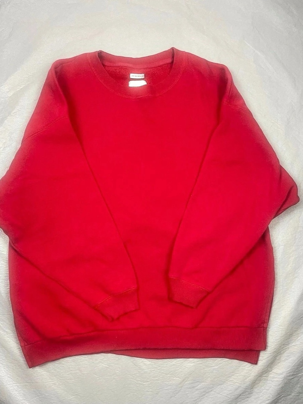American Eagle Ahhh-Mazingly Soft Jegging Fit Crewneck Sweatshirt Red Medium